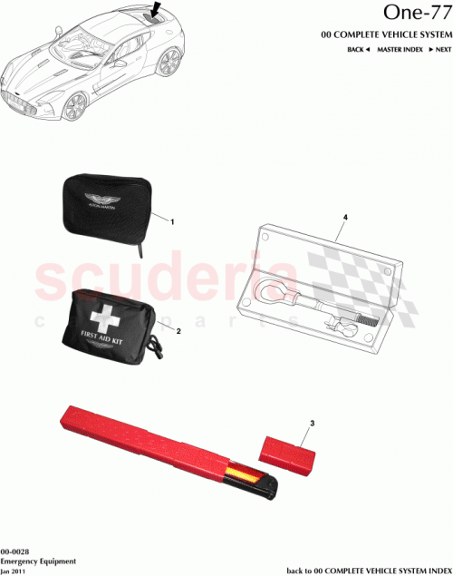 Part Diagram for Aston Martin 12023-14-5026-AB