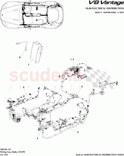 Part Diagram for Aston Martin BG33-14631-BA