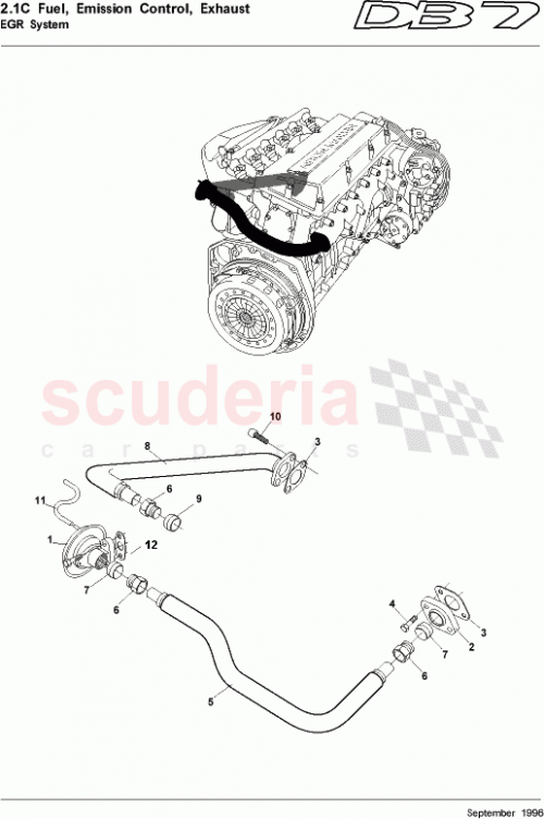 Part Diagram for Aston Martin 697719