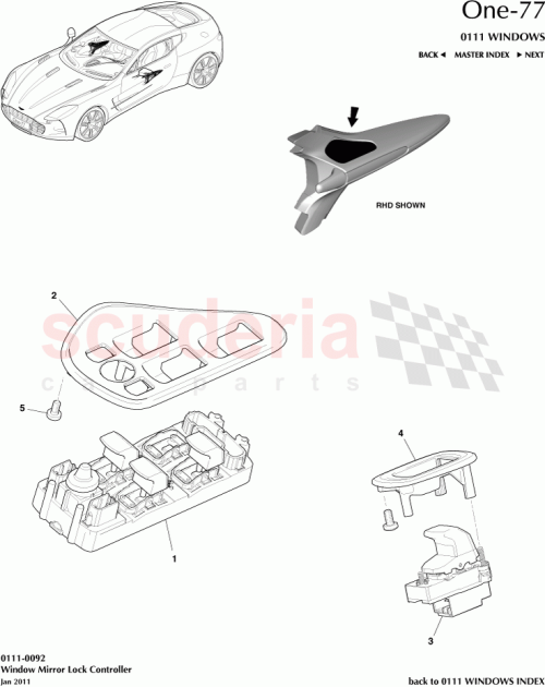 Part Diagram for Aston Martin 12023-14-6484-CF