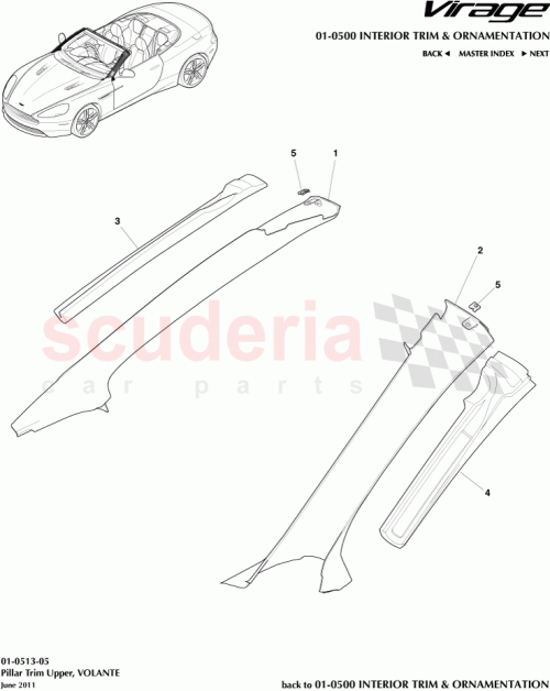 Part Diagram for Aston Martin 9G33-L40381-BA