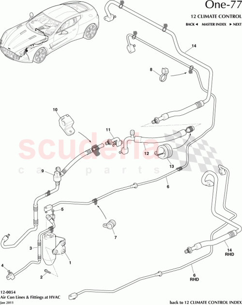 Part Diagram for Aston Martin 12023-03-8137-AA