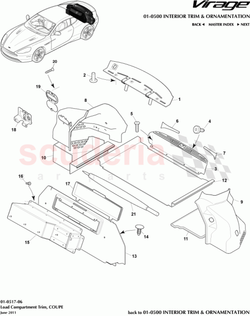 Part Diagram for Aston Martin 9G4319N241AB