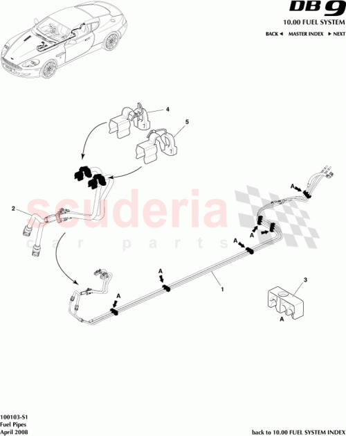 Part Diagram for Aston Martin N808715S