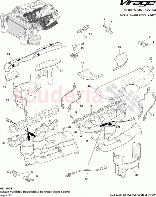 Part Diagram for Aston Martin BG439N454AA