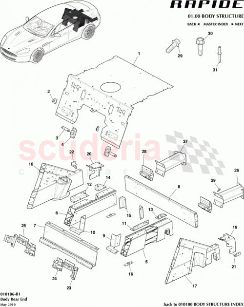 Part Diagram for Aston Martin AD43F63914AA