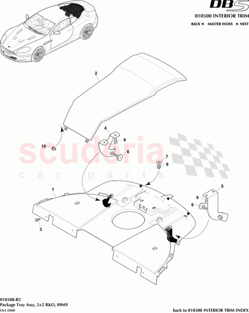 Part Diagram for Aston Martin 6G33-02349-BCW