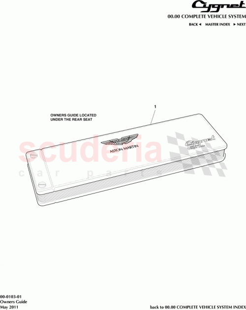 Part Diagram for Aston Martin CY2Y-120609-AA