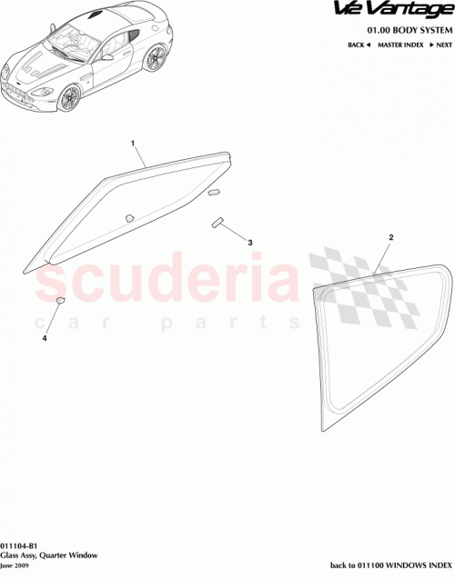 Part Diagram for Aston Martin 6G33-C29750-BA