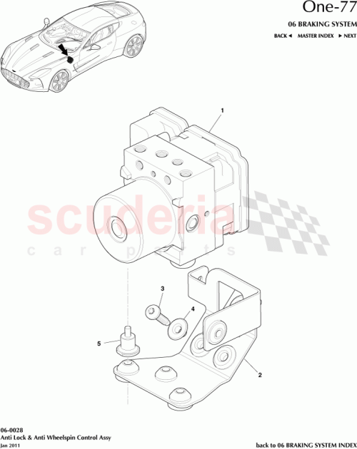 Part Diagram for Aston Martin 12023-03-8284-AA