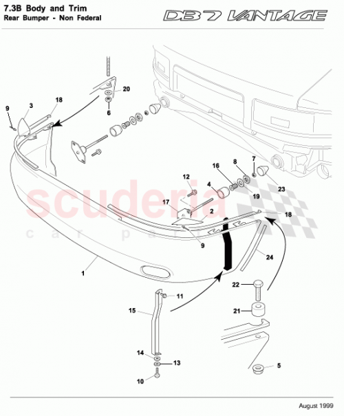 Part Diagram for Aston Martin 72-82573