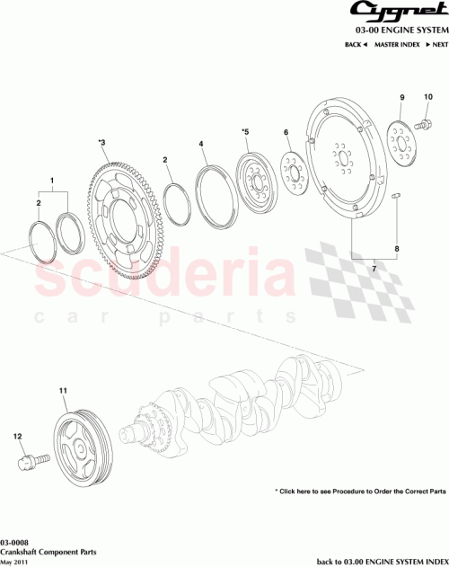 Part Diagram for Aston Martin 90311-99011