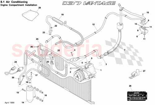 Part Diagram for Aston Martin 89-82079