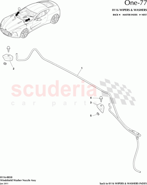 Part Diagram for Aston Martin 12023-03-7702-AA