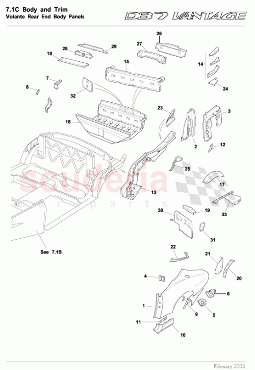 Part Diagram for Aston Martin 60-140616-AA
