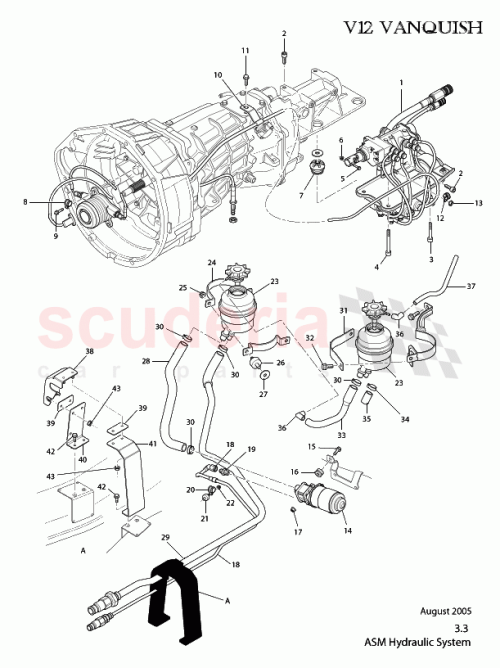 Part Diagram for Aston Martin 1R12-385777-AA