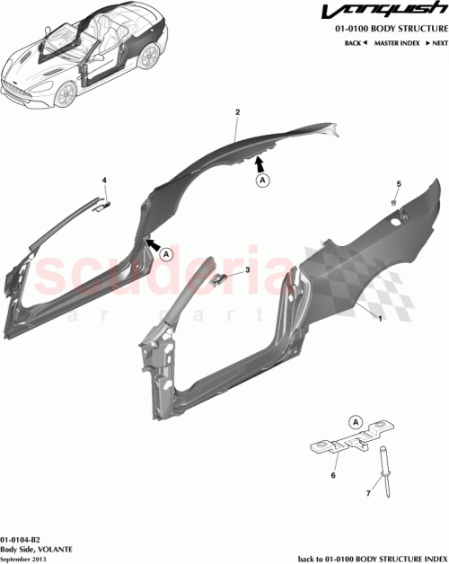 Part Diagram for Aston Martin ED33-54246A34-AC