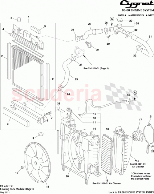 Part Diagram for Aston Martin 88723-20081