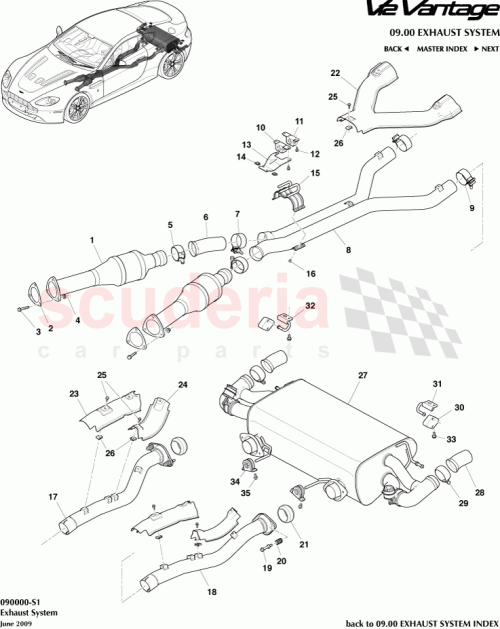Part Diagram for Aston Martin AD23-3962-AA