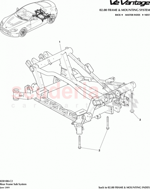 Part Diagram for Aston Martin BG33-5R003-AF