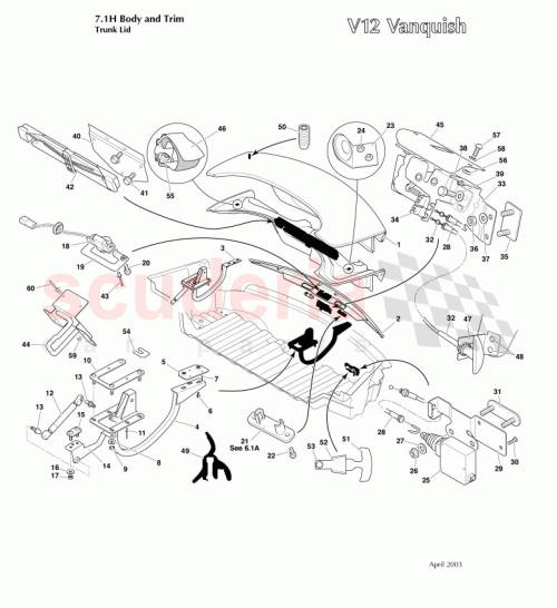 Part Diagram for Aston Martin 1R12-674744-AB