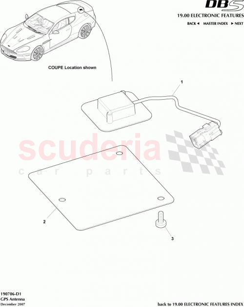 Part Diagram for Aston Martin AG43-18C840-AA