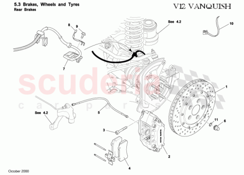 Part Diagram for Aston Martin 30-26952