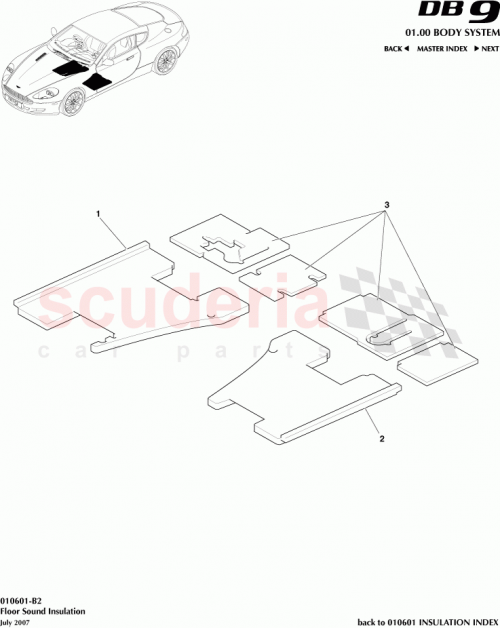 Part Diagram for Aston Martin 4G43114B26AF