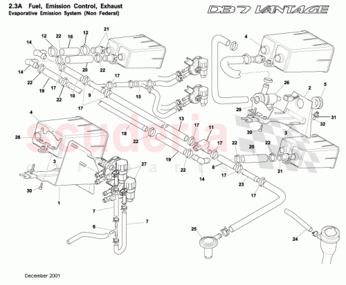 Part Diagram for Aston Martin 34-85308