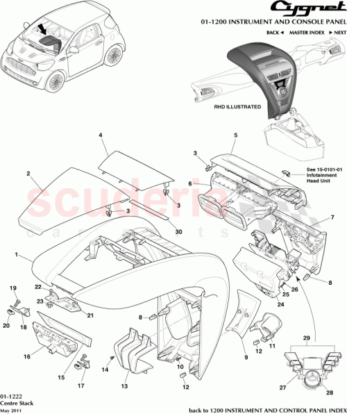 Part Diagram for Aston Martin AY2Y-018B40-AB