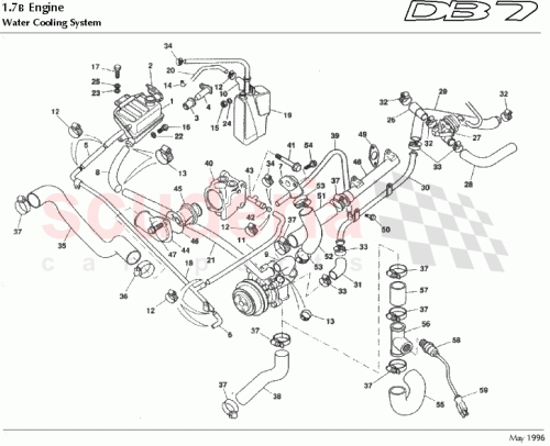 Part Diagram for Aston Martin 32-84656