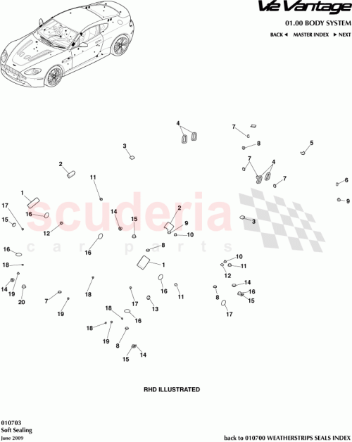 Part Diagram for Aston Martin 4G43N8000631AA