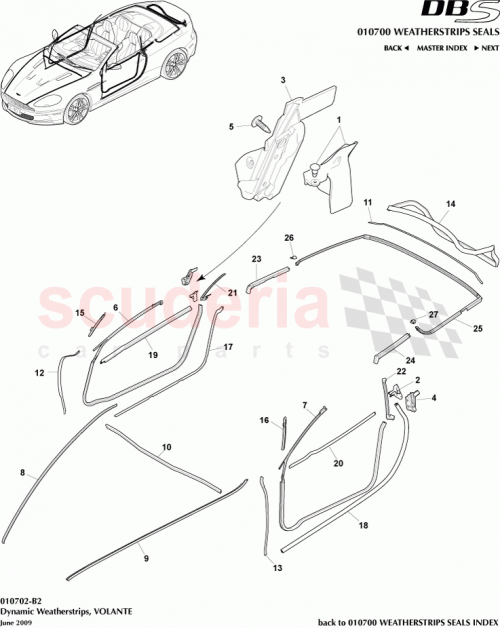 Part Diagram for Aston Martin 6G43-25902-AC