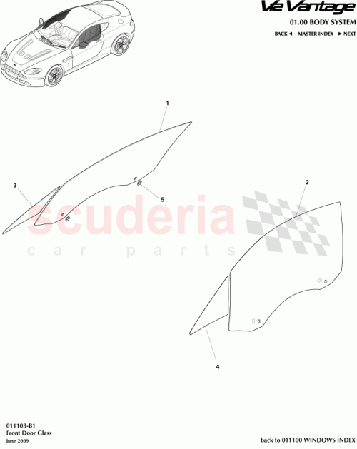 Part Diagram for Aston Martin 6G33-214B42-AA