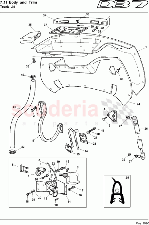 Part Diagram for Aston Martin 67-83685