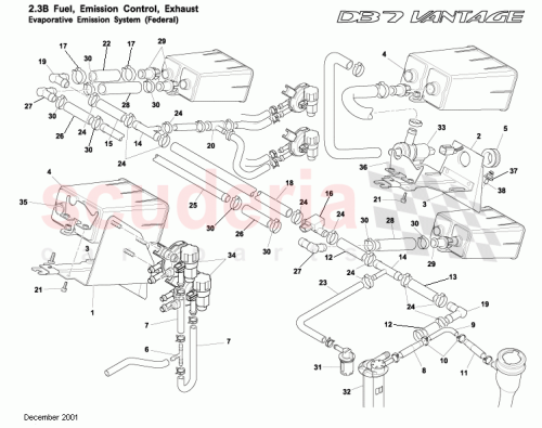 Part Diagram for Aston Martin 34-85150