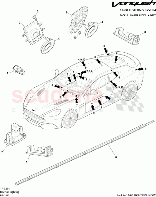 Part Diagram for Aston Martin AD43-13776-BA