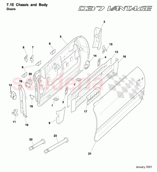 Part Diagram for Aston Martin 65-121893-AA