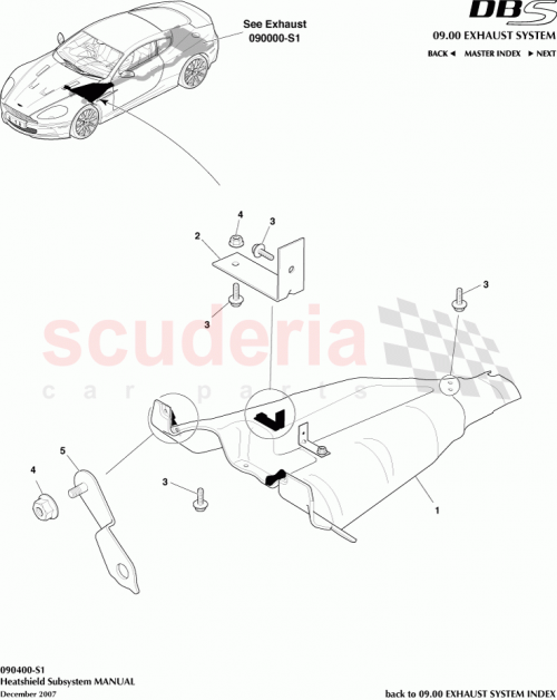 Part Diagram for Aston Martin 4G43-C5K286-AC