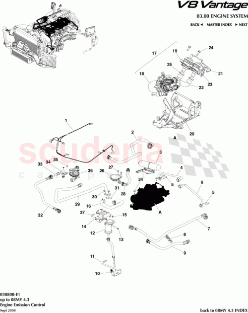 Part Diagram for Aston Martin 2W9342547BA