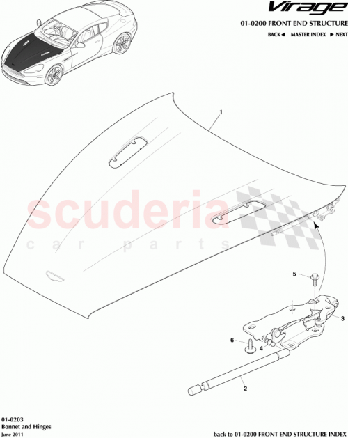 Part Diagram for Aston Martin CG4316800AA