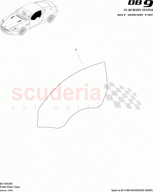Part Diagram for Aston Martin 4G43-L21410-AB