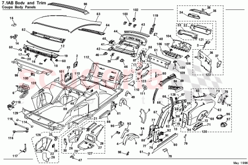 Part Diagram for Aston Martin 703131