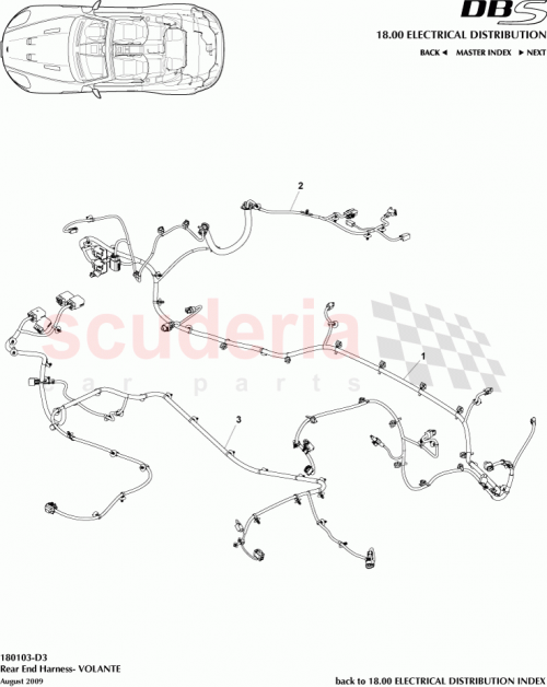Part Diagram for Aston Martin AD33-14A227-BB
