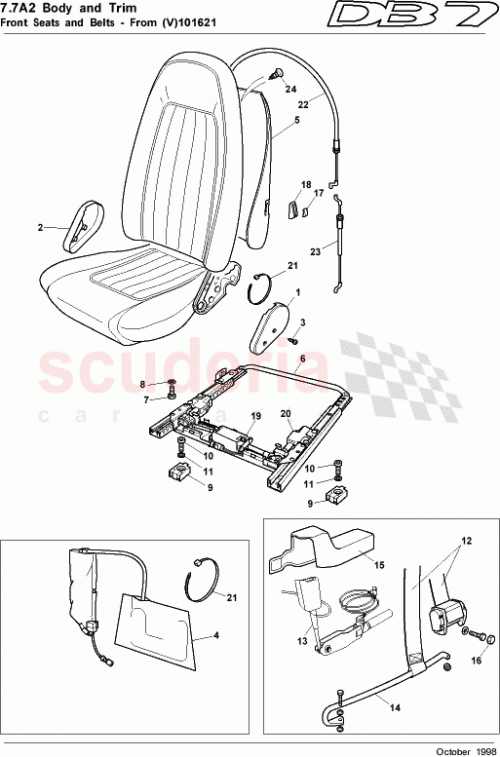 Part Diagram for Aston Martin 74-84817