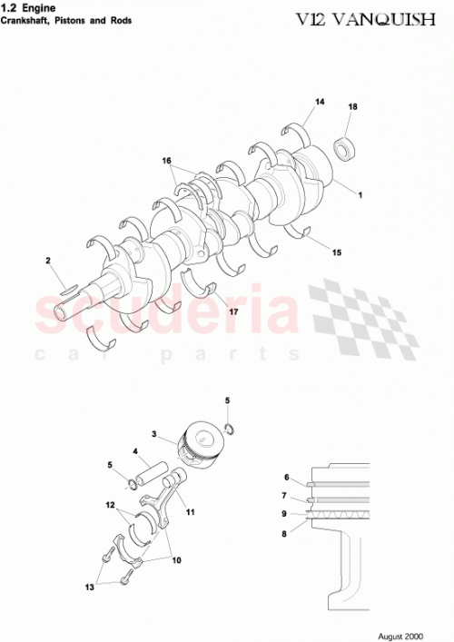 Part Diagram for Aston Martin 1R12-02-10677