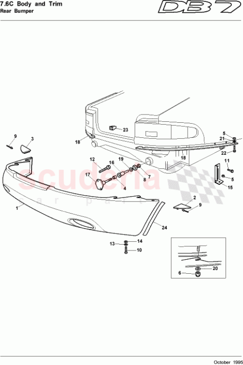 Part Diagram for Aston Martin 704690