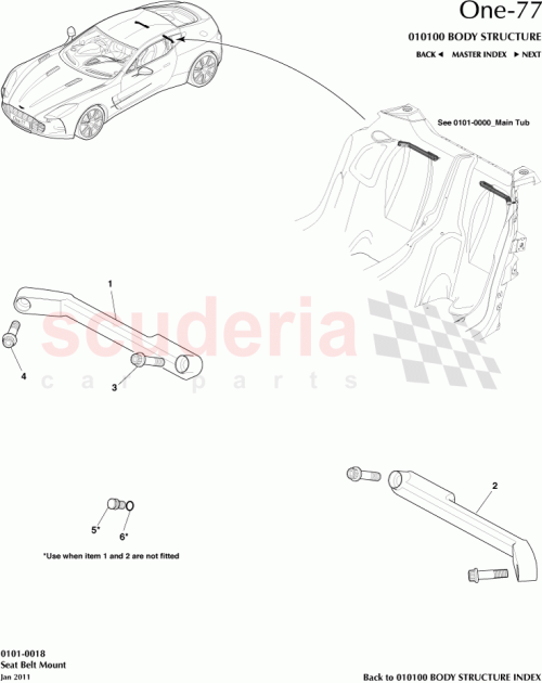 Part Diagram for Aston Martin 12023-03-7722-AA