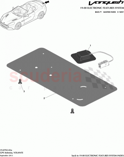 Part Diagram for Aston Martin 4G43-62192-AA