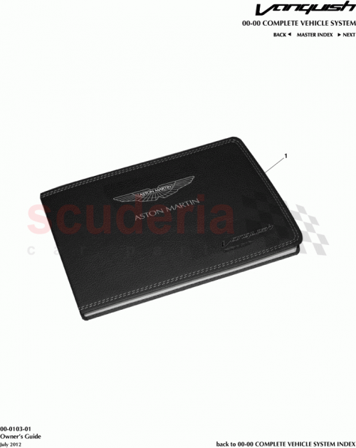 Part Diagram for Aston Martin ED33-120609-FA